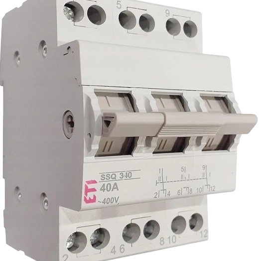 Перемикач навантаження ETI ЕТІ SSQ 340 "1-0-2", 3p 40A