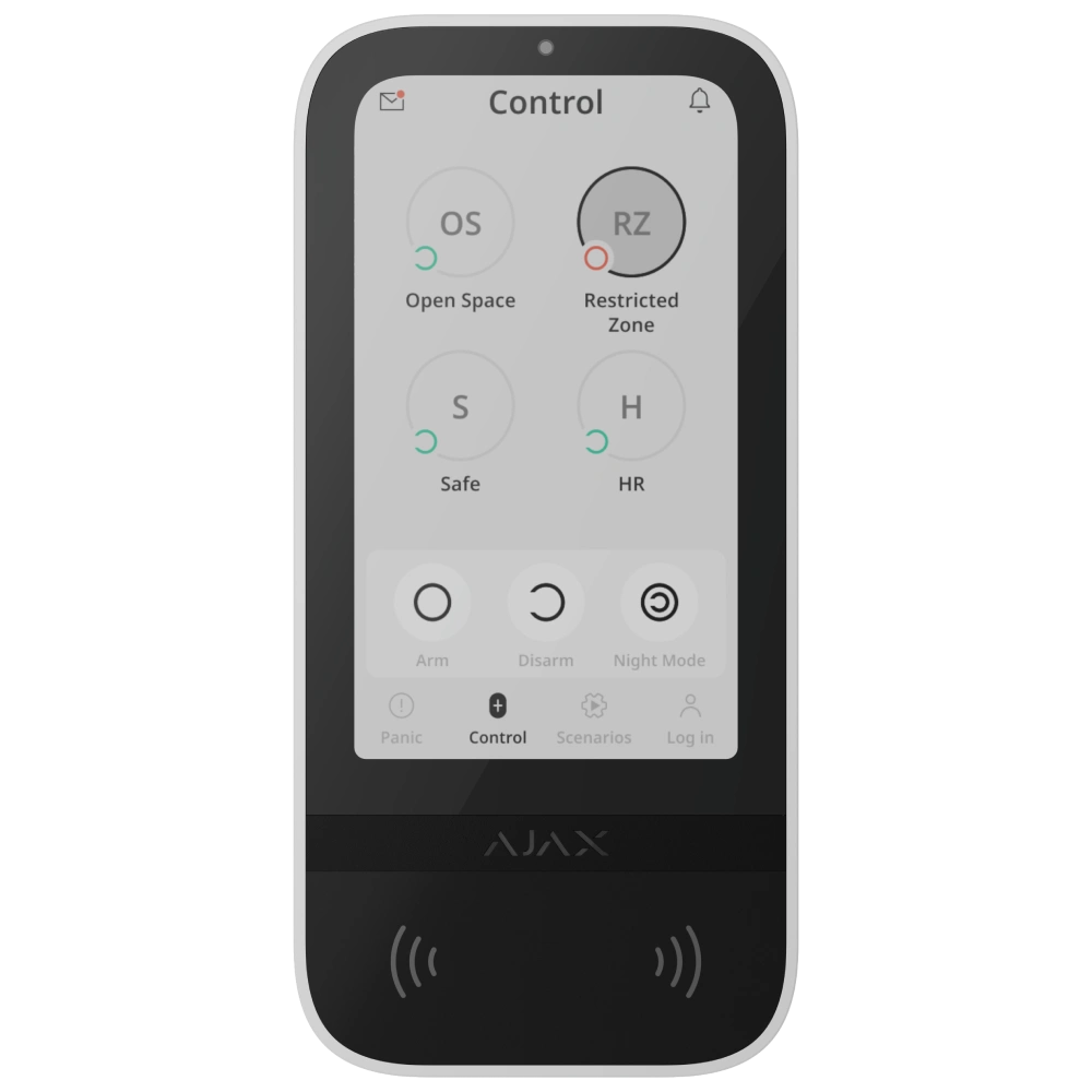 Superior KeyPad TouchScreen G3 Jeweller white Ajax