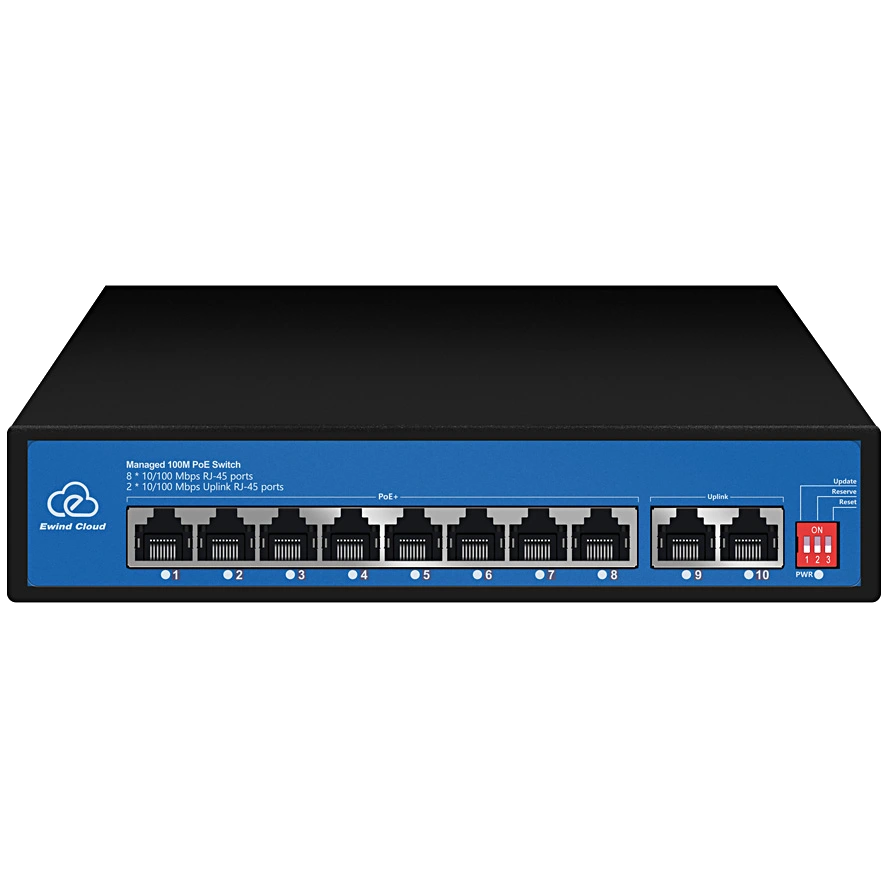 Комутатор 10 портів некерований Ewind EW-ES2010CF-AP PoE