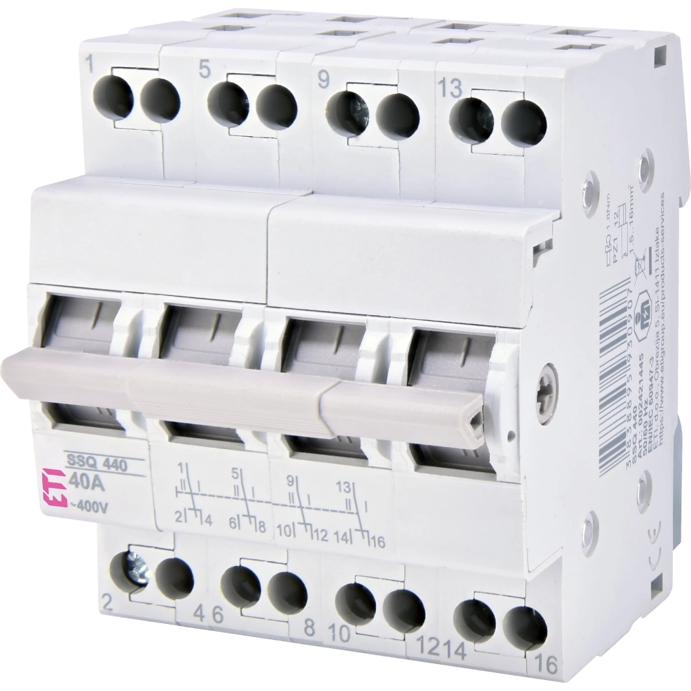 Перемикач навантаження ETI ЕТІ SSQ 440 "1-0-2", 4p 40A