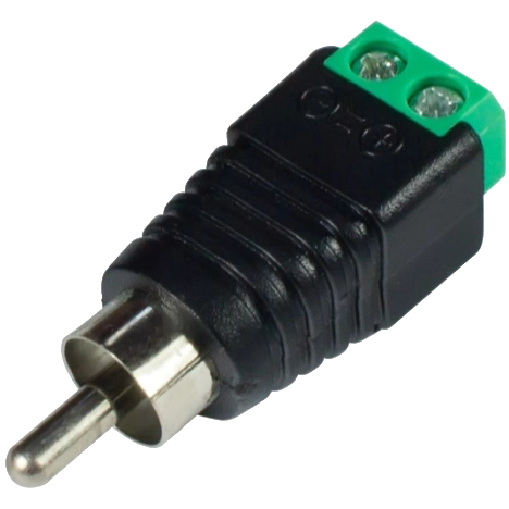Роз'єм Voltronic RCA-M з клемами під кабель