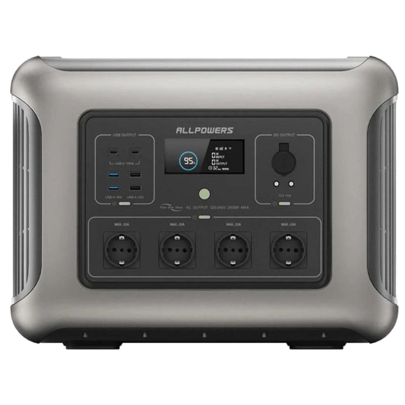 Портативна зарядна станція Allpowers R2500 2016 Вт·г LiFePO4 2500 Вт