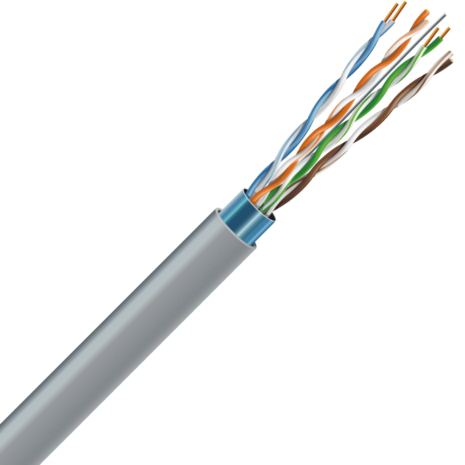 Кабель FTP мідь внутрішній ЗЗКМ Cat. 6 F/UTP 4x2x23 305м