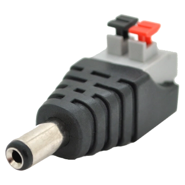 Роз'єм Voltronic DC-M (D 5,5x2,1мм) з клемами під ручний зажим під кабель