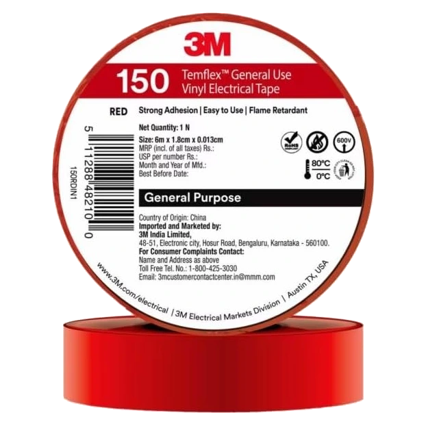 Ізострічка червона 3M 3М Temflex 150