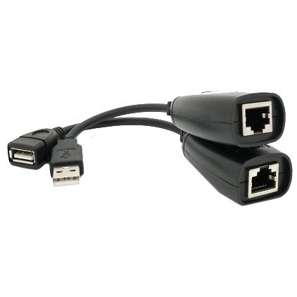 Подовжувач USB 2.0 сигналу F/UTP RJ-45 to AM + RJ-45 50 м