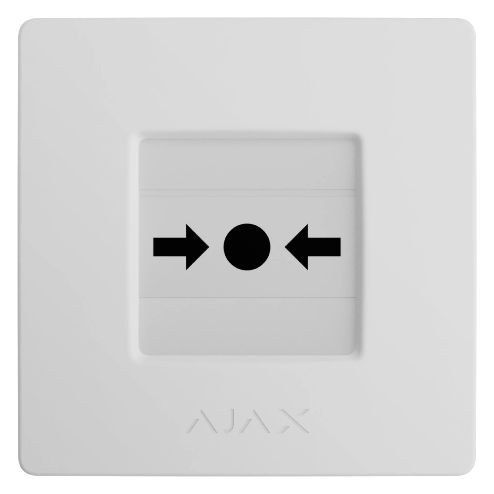 Сповіщувач Ajax Manual Call Point (White) (8EU) ASP ручний бездротовий