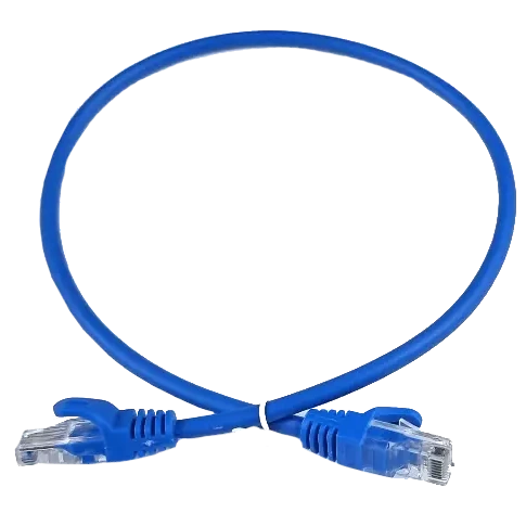 Патч-корд блакитний 0.25м EServer UTP CAT5e