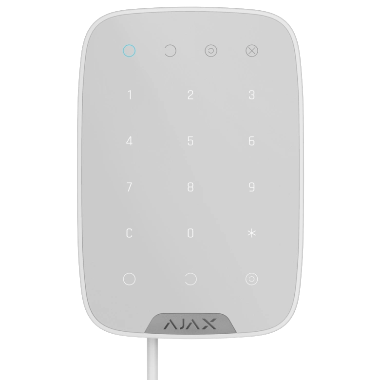 Superior Keypad white Fibra Ajax Дротова сенсорна клавіатура Ajax