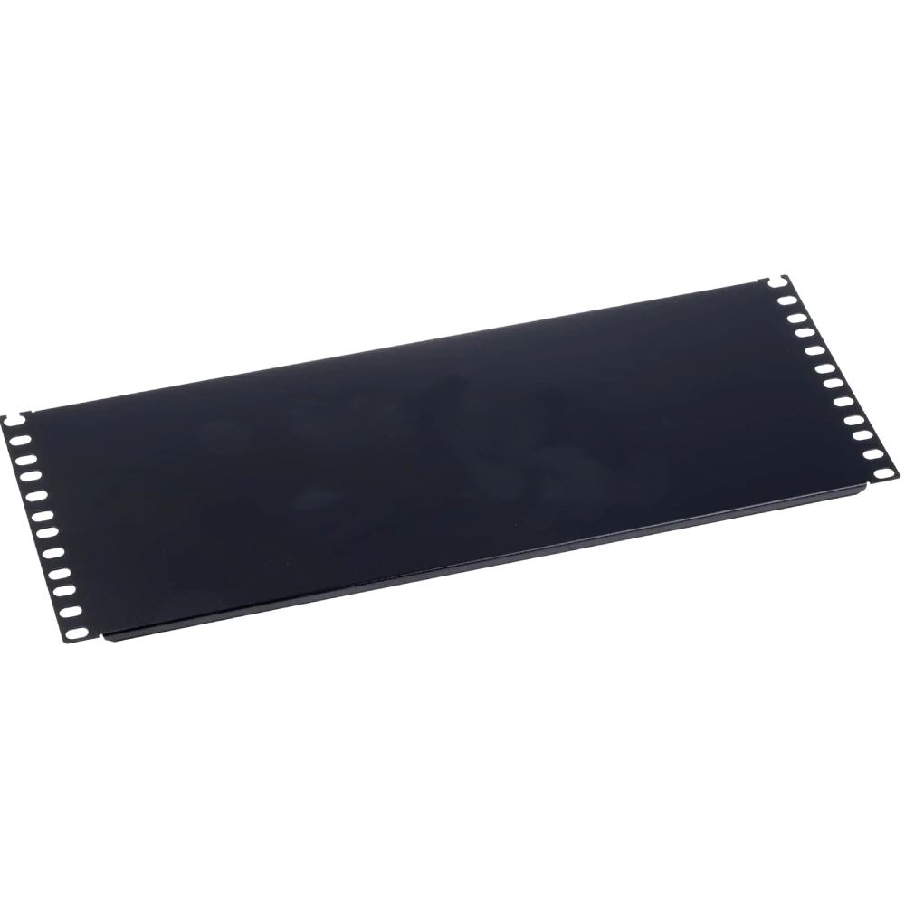 Заглушка 19" 4U чорна CMS UA-BP4U-B