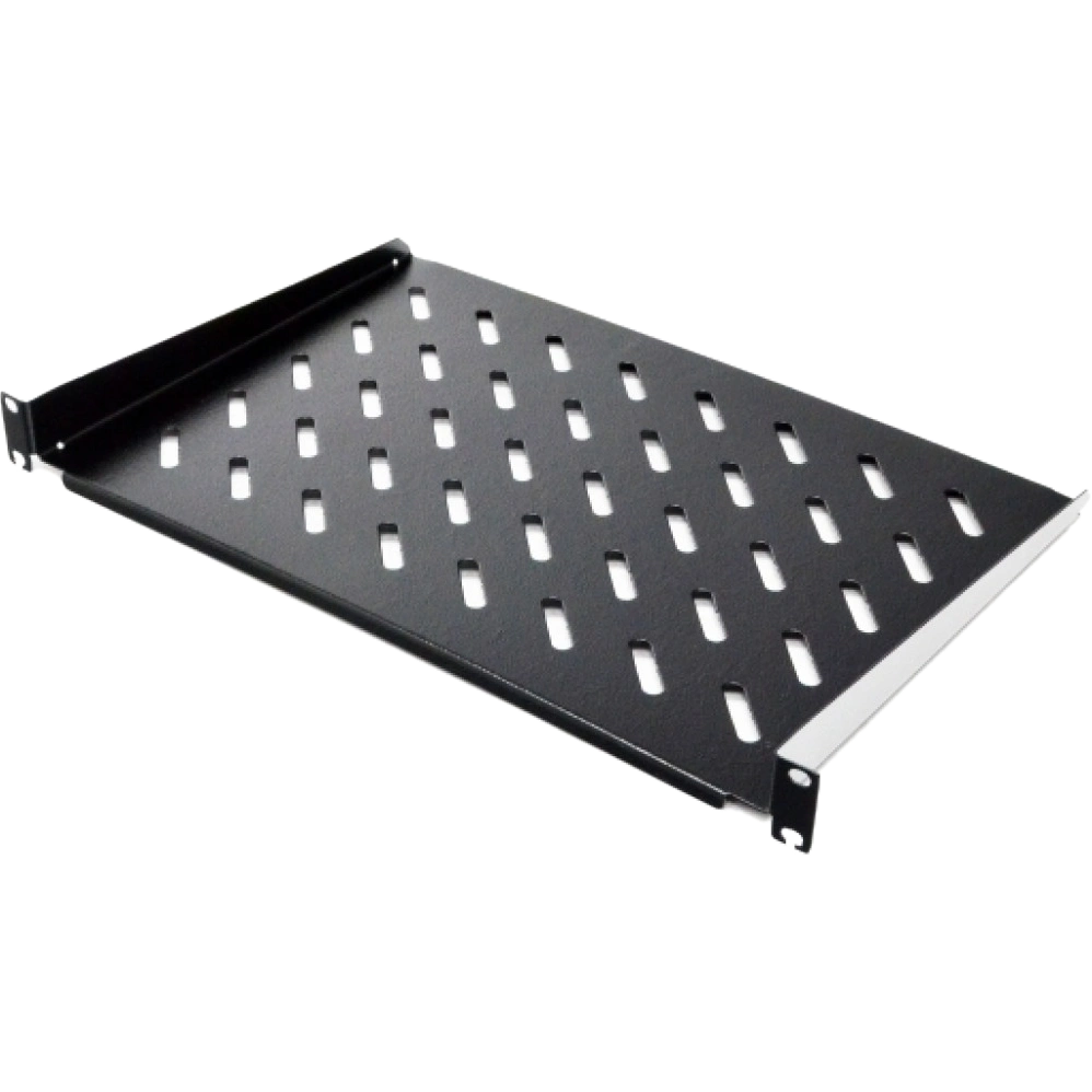 Полиця консольна чорна Hypernet 19" 1U 250мм