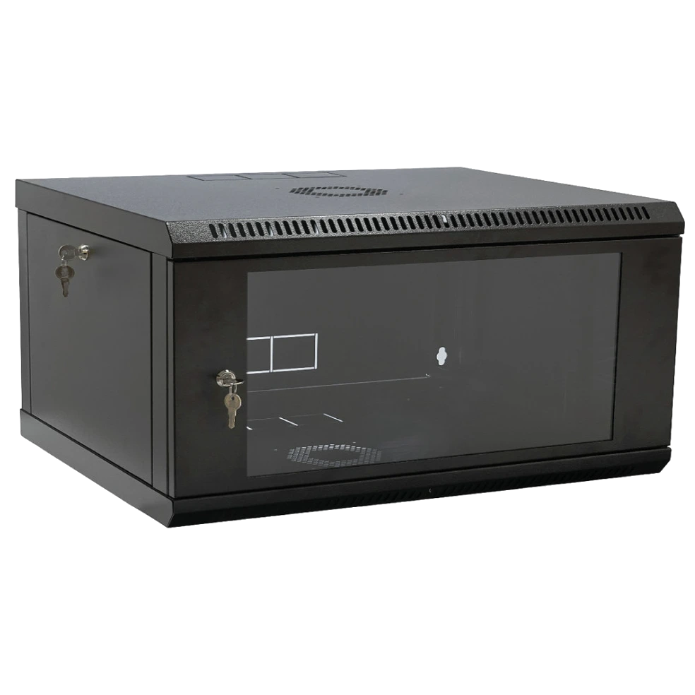 Шафа 19" 4U 600x400x284мм акрилове скло, чорний