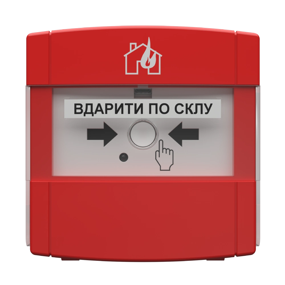 адресний ручний пожежний сповіщувач Тірас Tiras DETECTO MNL100