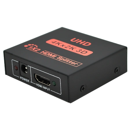 Активний HDMI сплітер 1=>2 порта 4K, 2K DC5V/2A