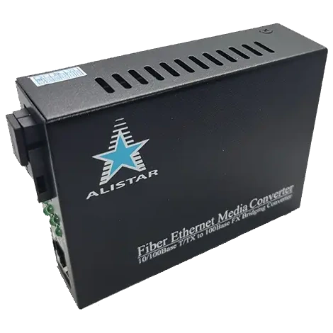 Медіаконвертор Alistar X5S 100M 10/100BASE-T RJ-45 - 100BASE-FX 1SM WDM SC 20KM TX1