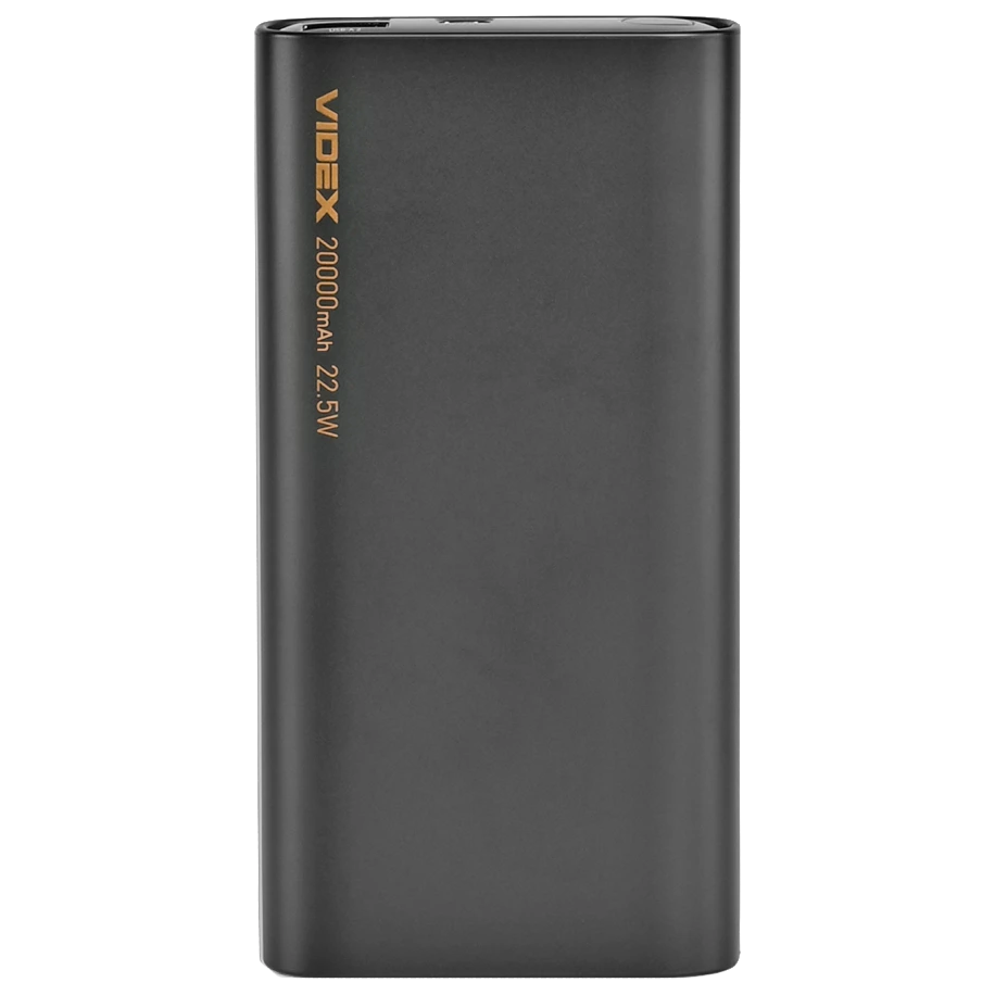 Повербанк VIDEX VPB-320 22.5W Black 20000mAh