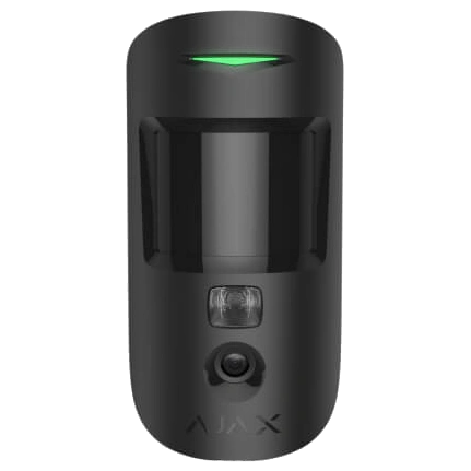 Сповіщувач Ajax MotionCam HDR (PhOD) Jeweller black руху з камерою бездротов