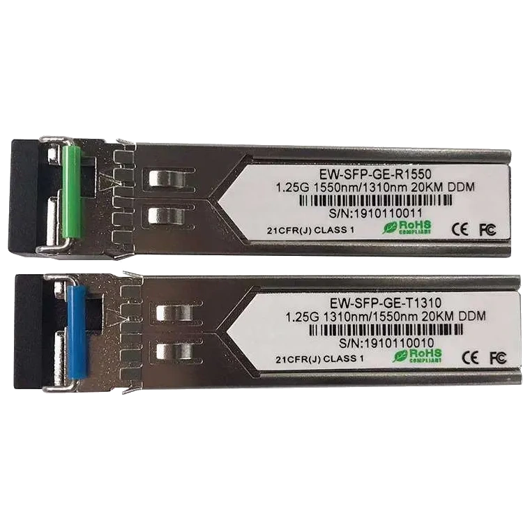 Модуль SFP (комплект 2шт) Ewind EW-SFP-GE-T1310 / EW-SFP-GE-R1550 1.25G, Single-mode single