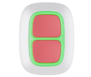 Тривожна кнопка Ajax DoubleButton white EU