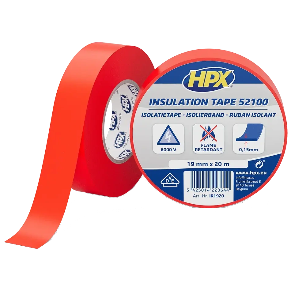 Стрічка ПВХ ізоляційна HPX IR1920 HPX52100 19мм х 20м