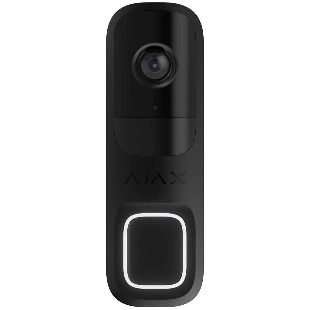Відеодзвінок Ajax Doorbell black RAL 9005