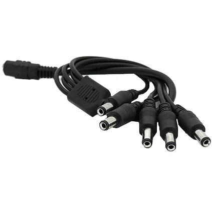 Дільник живлення Voltronic DC-F=>5xDC-M (D 5,5x2,5мм) 40см
