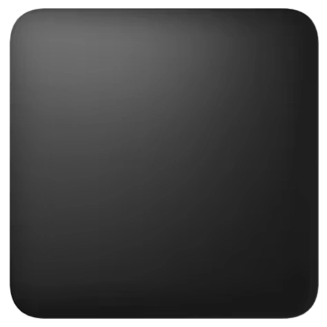 Кнопка Ajax SoloButton (1-gang/2-way) [55] black для одноклавішного чи п
