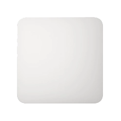 Кнопка Ajax SoloButton (1-gang/2-way) [55] white для одноклавішного чи п