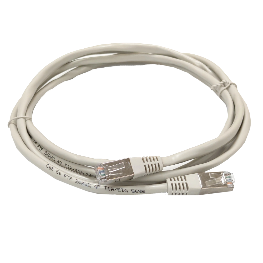 Патч-корд FTP, 0.5 м, кат. 5e, сірий Kingda PAFT4050