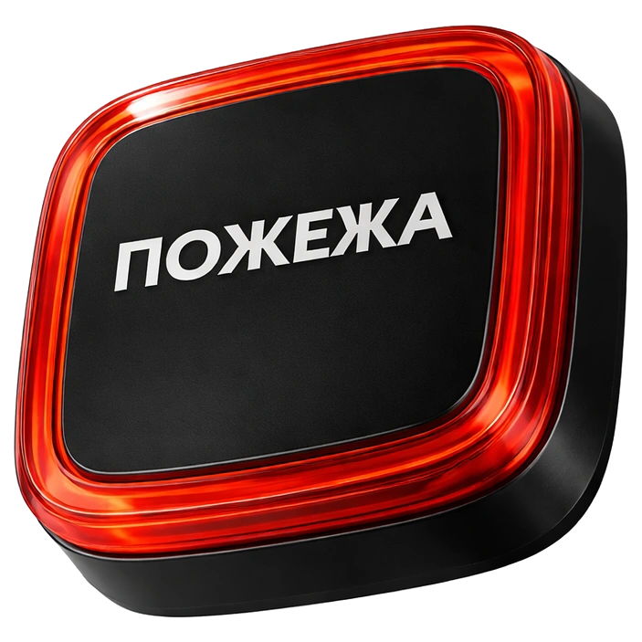 Cповіщувач Ajax EN54 FireProtect (VAD) black пожежний світловий “ПОЖЕЖА“