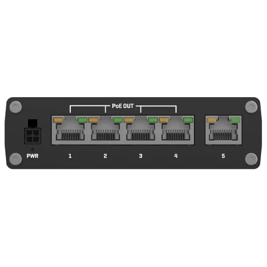 Комутатор 5 портів некерований Teltonika TSW100 POE+