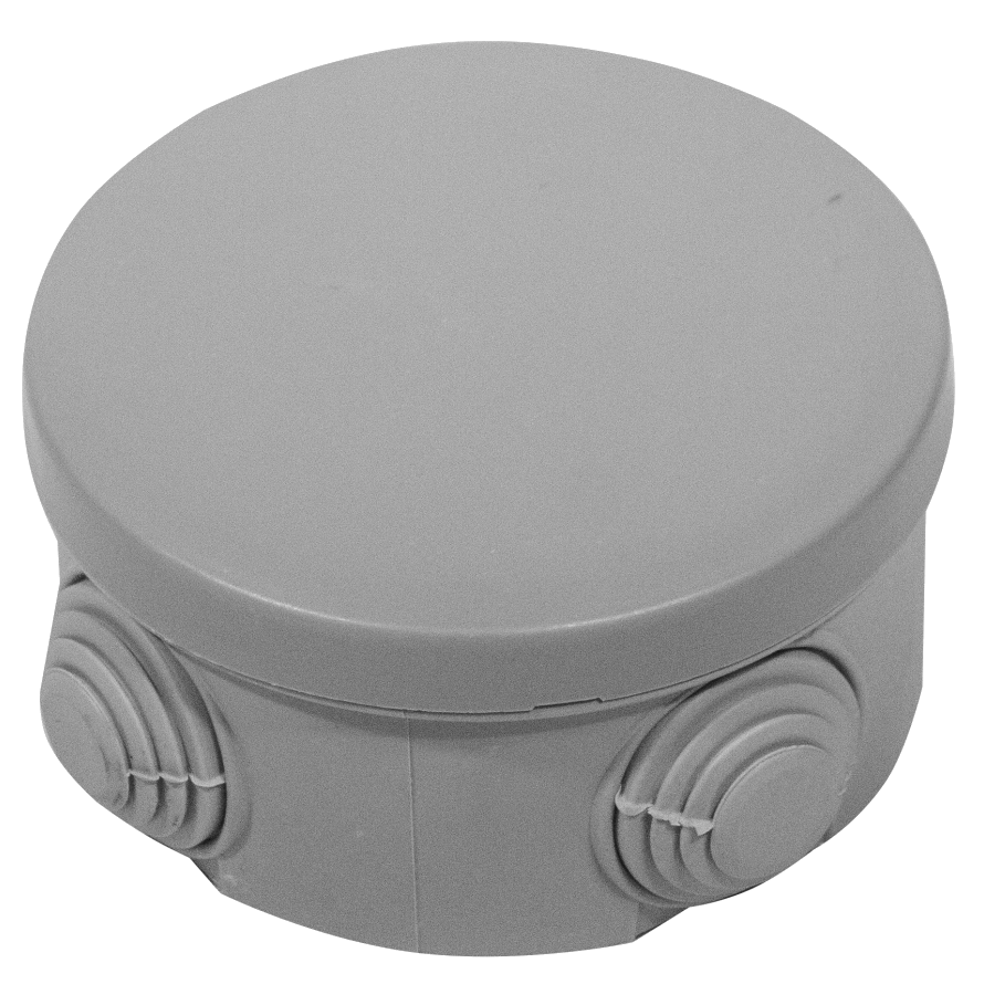 Коробка розподільча кругла зовнішня IP54, UEA (80х45)