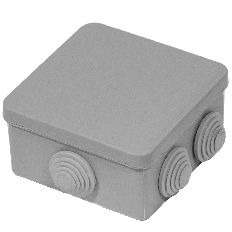 Коробка розподільча квадратна зовнішня IP54, UEA (100х100x50)