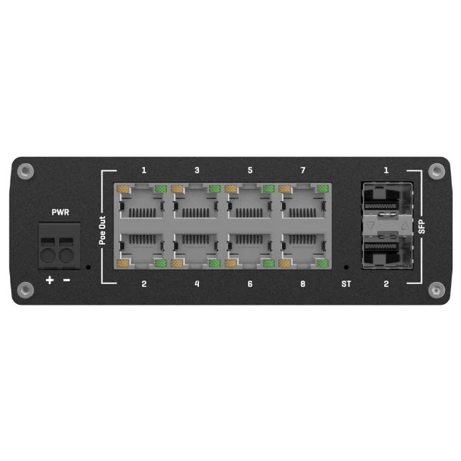 Комутатор 8 портів керований Teltonika TSW202 PoE+