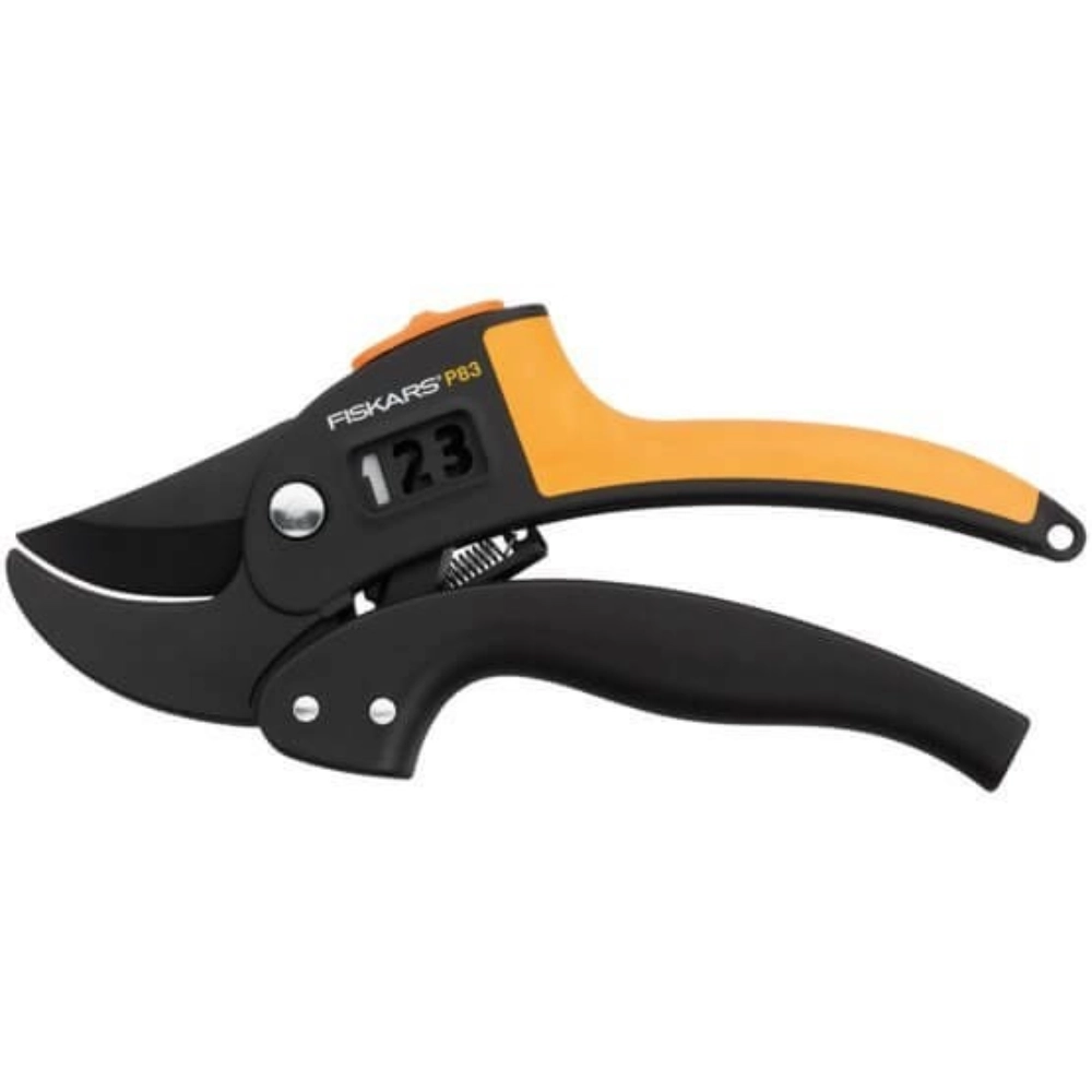 Контактний секатор із храповим механізмом Fiskars PowerStep™ Fiskars P83 111670 (1000575)
