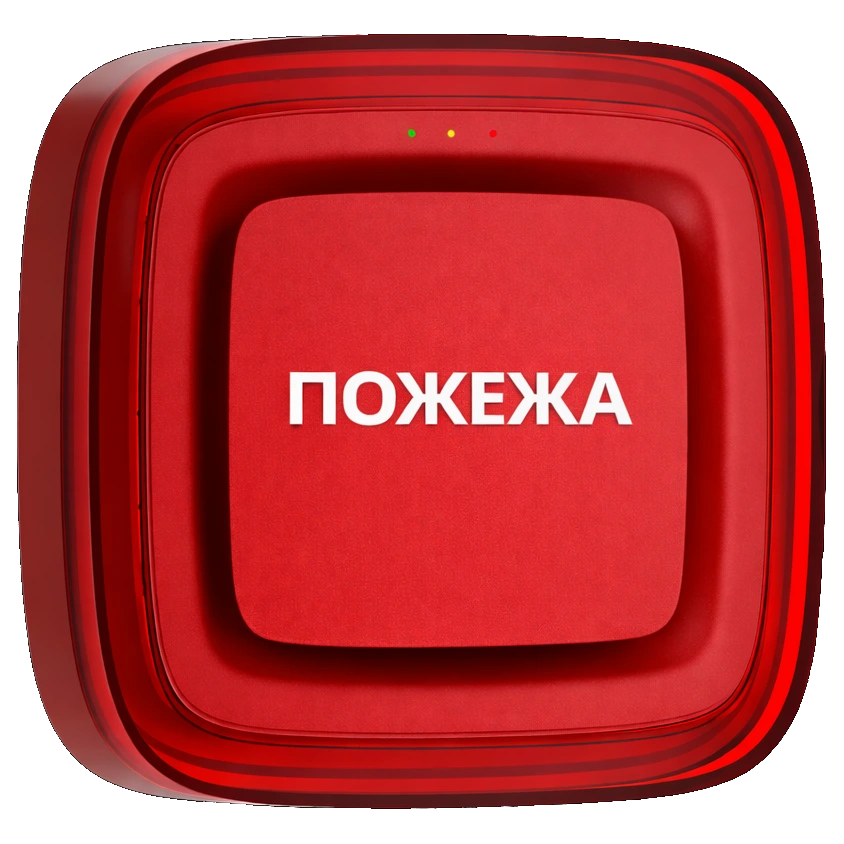 Cповіщувач Ajax EN54 FireProtect (Sounder/VAD) red пожежний світлозвуковий "