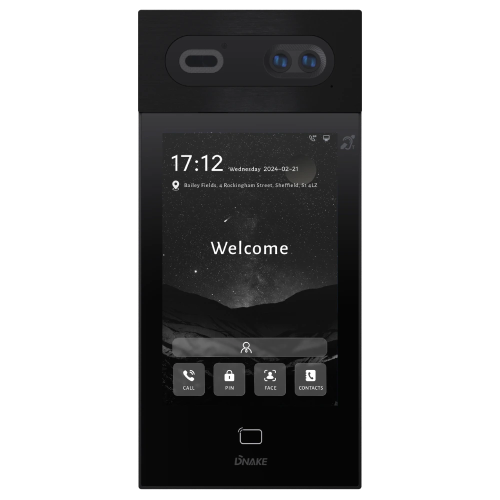 Виклична панель Dnake S617/F (врізна) S617 Android 8" IPS IK08