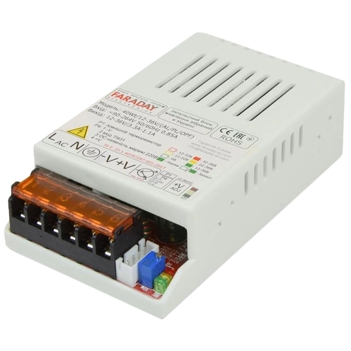 Блок живлення Faraday Electronics 40Wt/12-36V/PL 11.8-37.5В 3.4-1.4А
