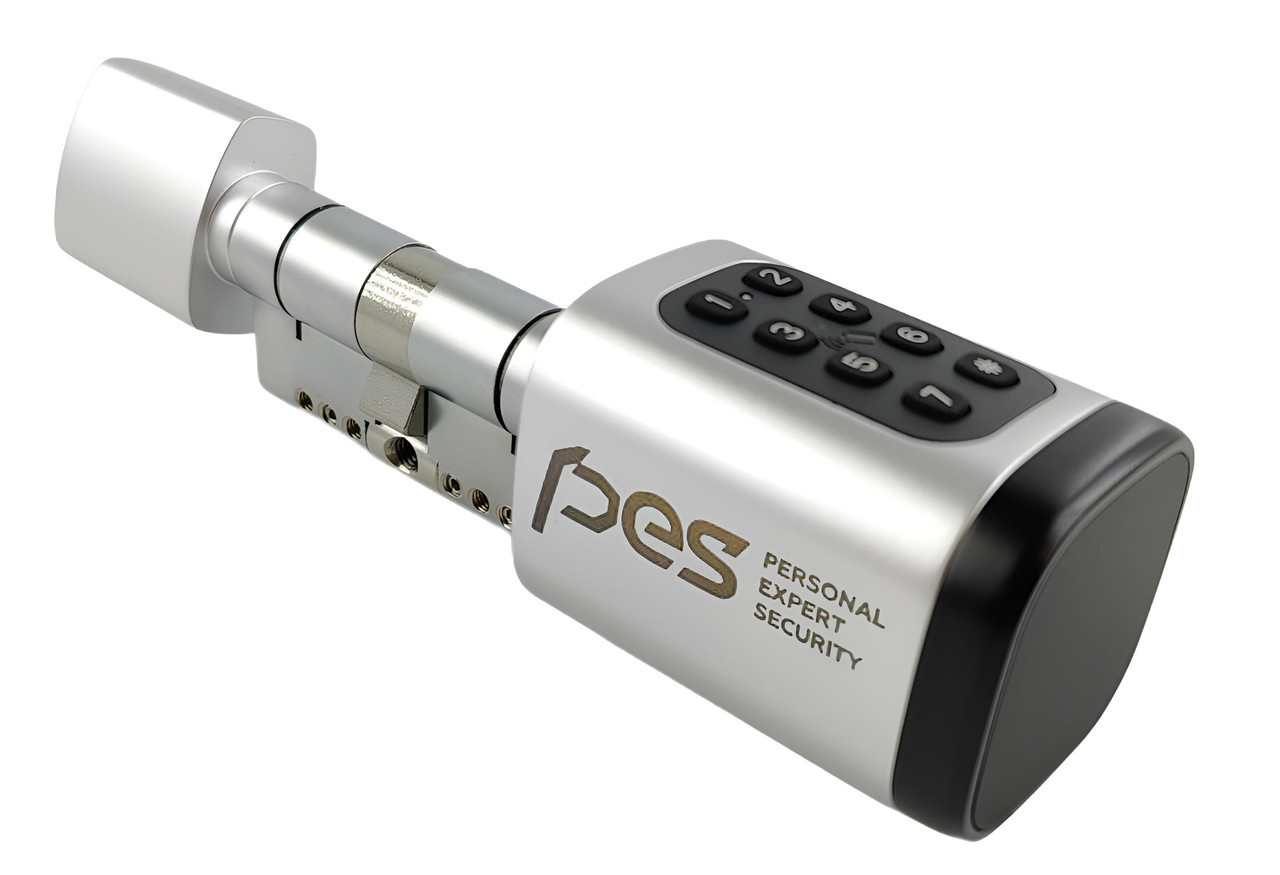 PES Cylinder 3 з клавіатурою та сканером відбитків пальця 115 мм 45x70Т — фото 2