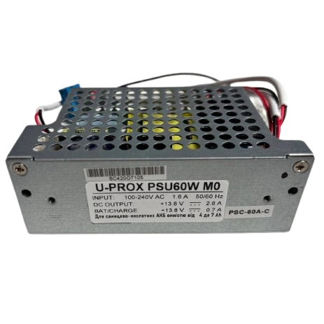 Блок живлення U-PROX PSU60W 14В 2.8А M0 kit з функцією UPS