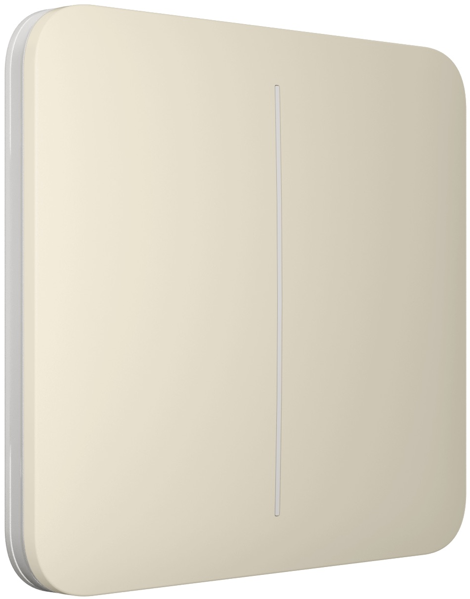 Вимикач Ajax LightSwitch 2-клавішний Ivory