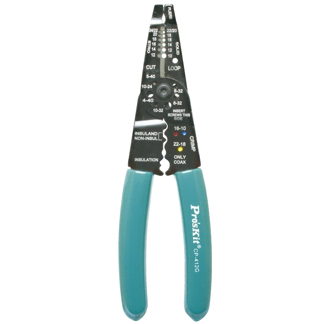 Кліщі для обжиму і зачистки Pro'sKit CP-412G