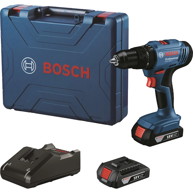 Акумуляторний ударний дриль-шуруповерт Bosch GSB 183-LI (06019K9100)