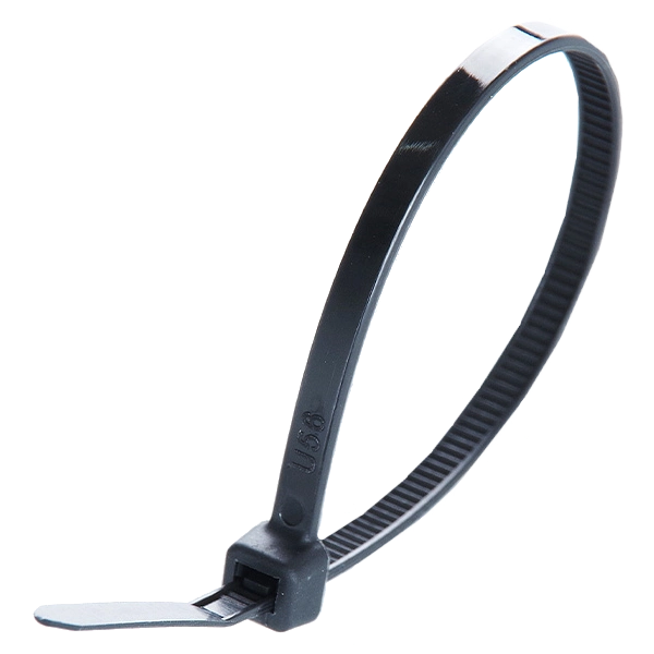 Стяжка кабельна чорна (пач. 100 шт.)