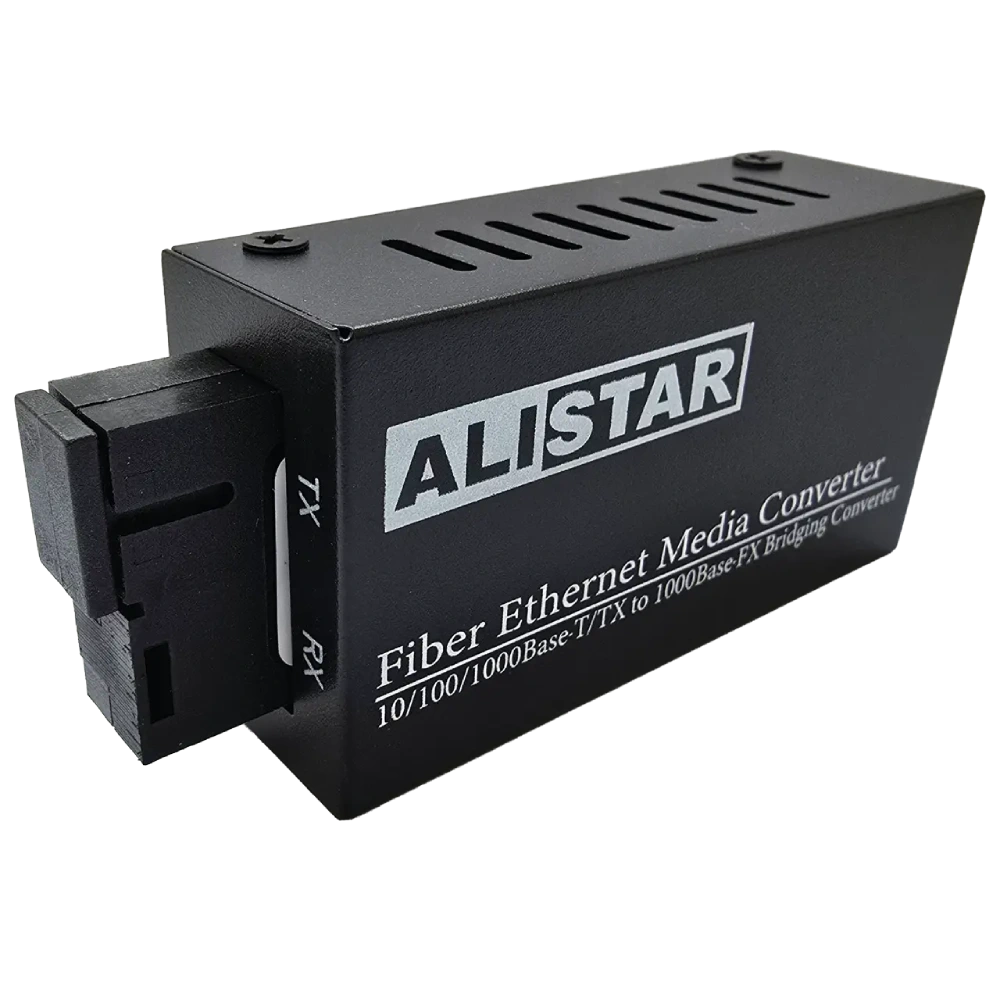 Медіаконвертор mini Alistar 10/100/1000BASE-T 1000BASE-LX 1SM WDM SC 20KM TX1310/RX1550n