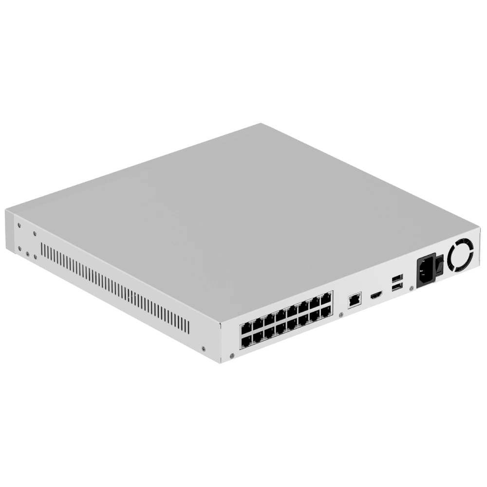 Відеореєстратор Ajax Superior NVR H2DAI16PAC (16ch) white 24ТБ PoE AI