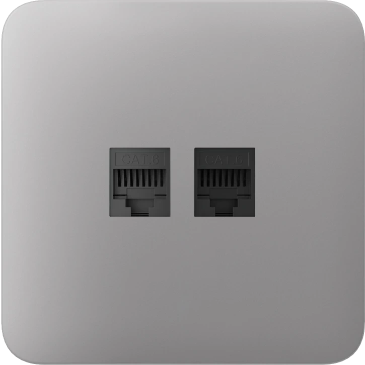 Фронтальна панель Ajax SoloCover (LAN) fog