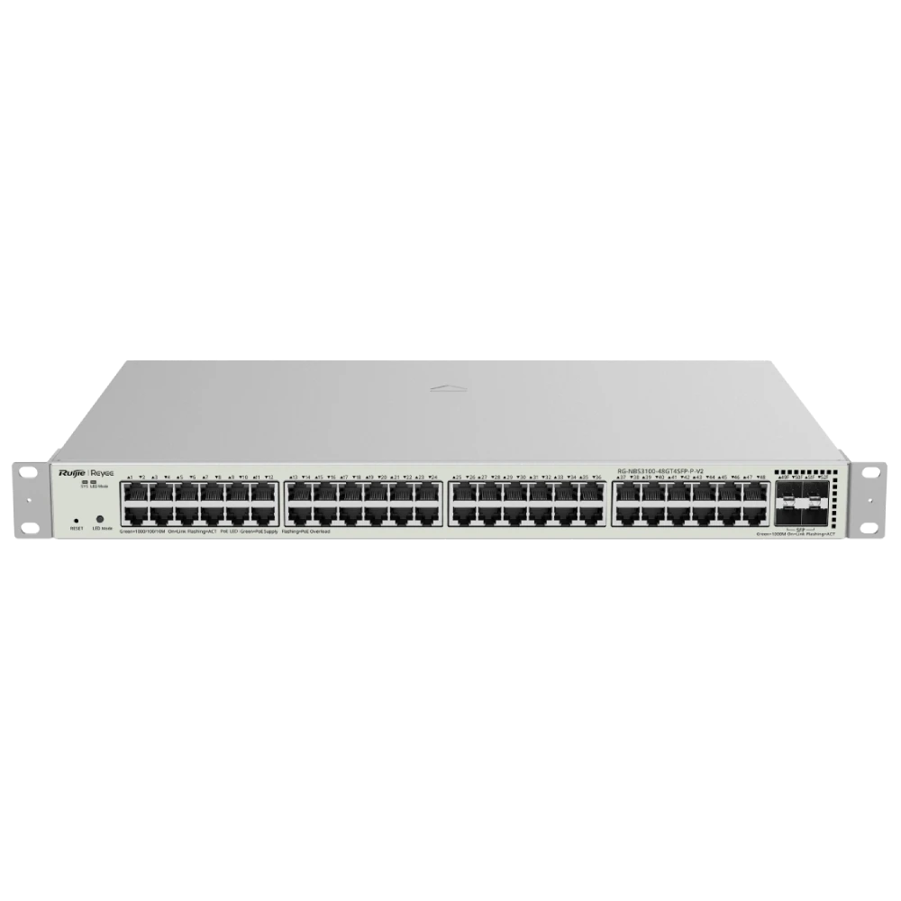 Комутатор 48 портів керований Ruijie Reyee RG-NBS3100-48GT4SFP-P-V2