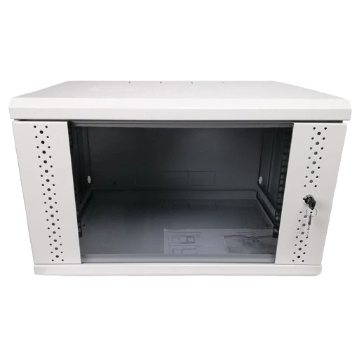 Шафа EServer 12U 600х350х637 скло, сіра