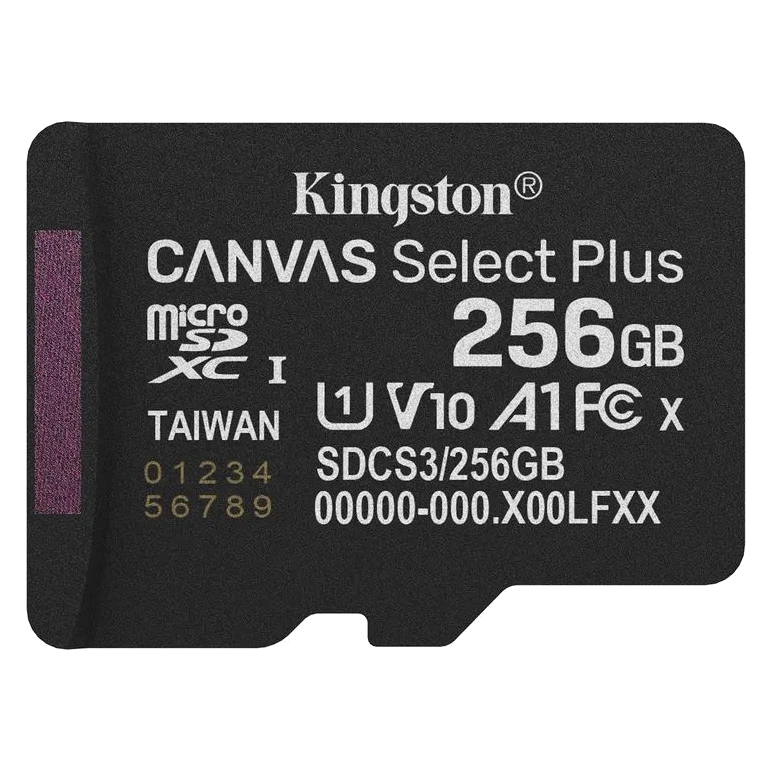 Карта пам'яті SanDisk Kingston microSD 256GB C10 UHS-I A1 V10 R150MB/s